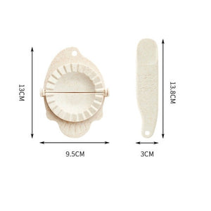 New DIY Dumplings Maker Tool Wheat Straw Jiaozi Pierogi Mold Dumpling Mold Clips Baking Molds Pastry Kitchen Accessories