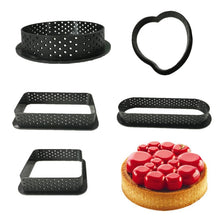 Load image into Gallery viewer, New Kitchen Mousse Ring French Dessert DIY Mold Bakeware Household Plastic Round Square Pie Ring Perforated Non-Stick Cake Tool
